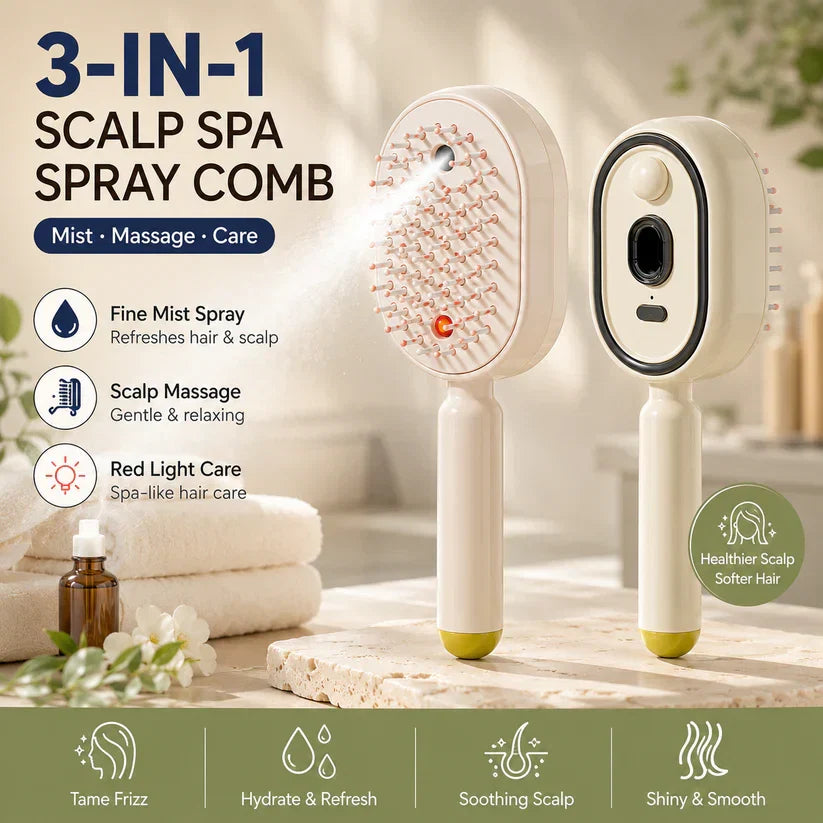 Electric Spray Air Cushion Massage Comb