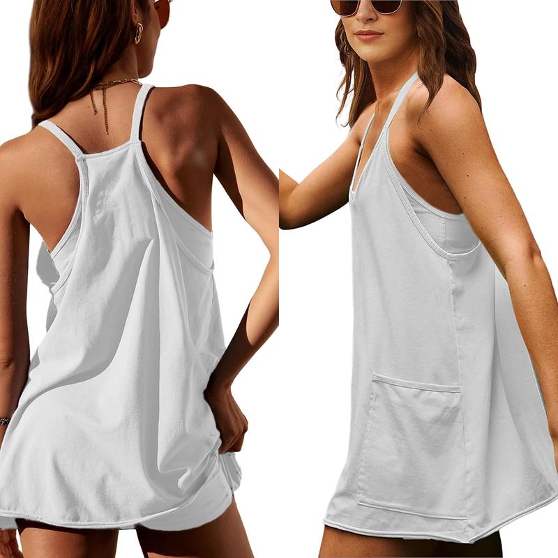 e??? 60K SOLD!a?? e??￥Women's Summer Sleeveless Mini Dress Set