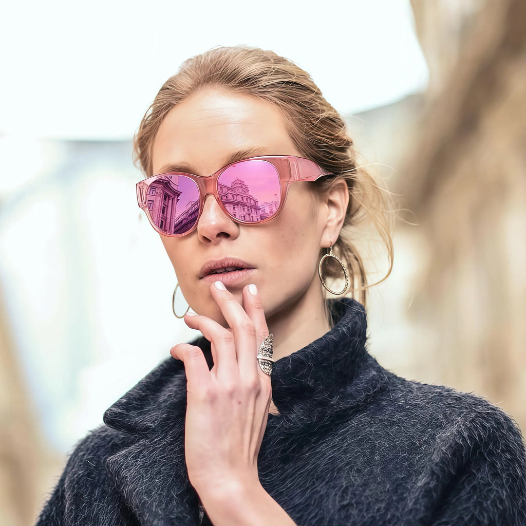 e??￥Last Day 49% OFF - e?????? Oversized Square Fit-Over Polarized Sunglasses
