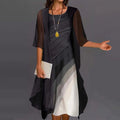 One-Shoulder Babydoll Cutout Dress