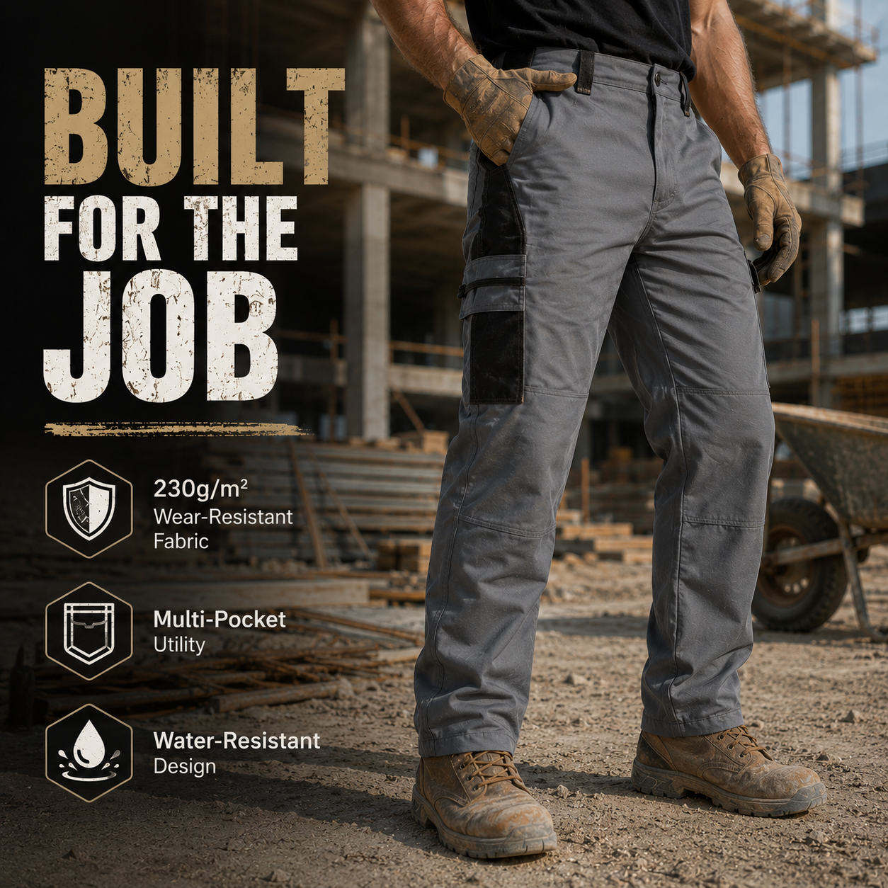 🥾 Heavy-Duty Tactical Cargo Pants