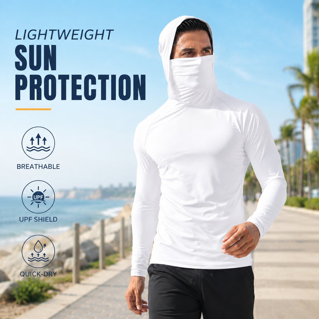Men's Lightweight Sun Protection Hoodie ☀️🧥