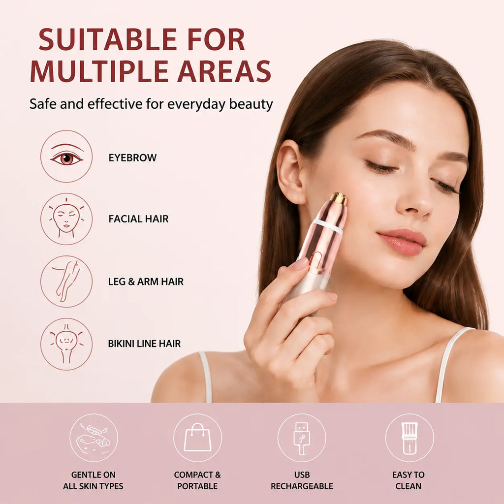 2-in-1 Facial & Eyebrow Hair Trimmer a?¨
