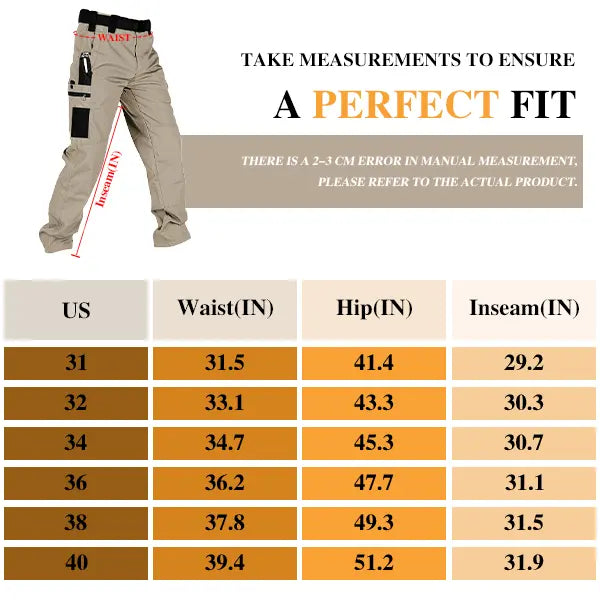 🥾 Heavy-Duty Tactical Cargo Pants