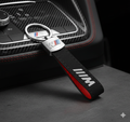 Keychain with Leather and Alloy