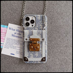 Fashion Card Bag Fabric iPhone Case