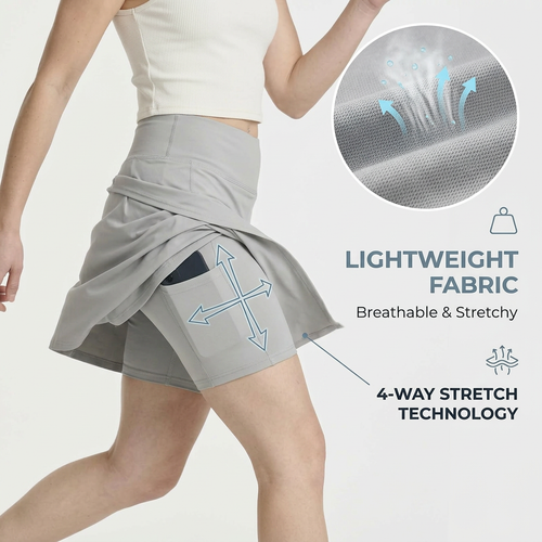 3-Pack Women's 20 Knee-Length Athletic Skorts