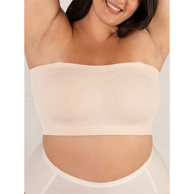 Convertible Strapless Wireless Bandeau Bra e???e???