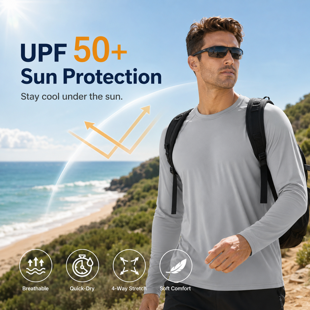 ☀️ 50K+ Sold | Stay Cool & Protected All Day – UPF 50+ UV Protection Shirt