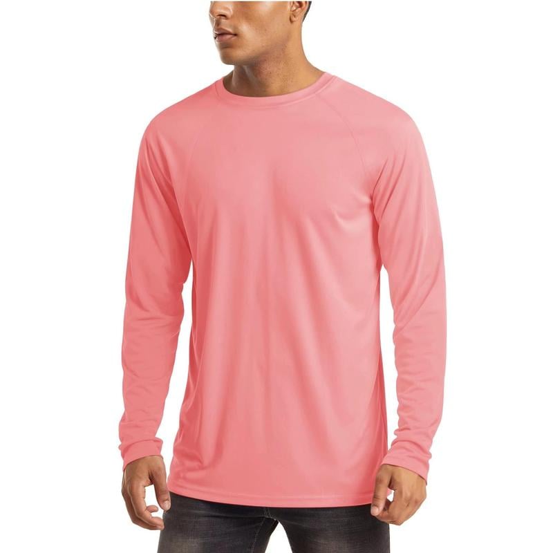 🏕️50K+ Sold⚡Men’s UPF 50+ Long Sleeve Performance Shirt – Quick Dry, Lightweight & Breathable