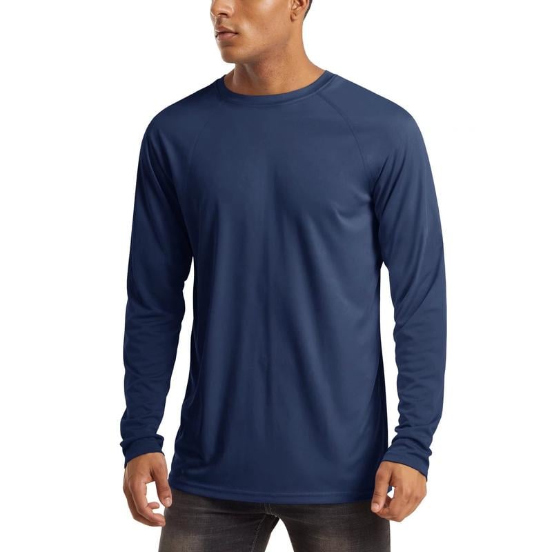 🏕️50K+ Sold⚡Men’s UPF 50+ Long Sleeve Performance Shirt – Quick Dry, Lightweight & Breathable