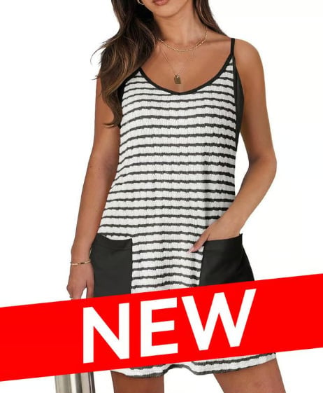 e??? 60K SOLD!a?? e??￥Women's Summer Sleeveless Mini Dress Set