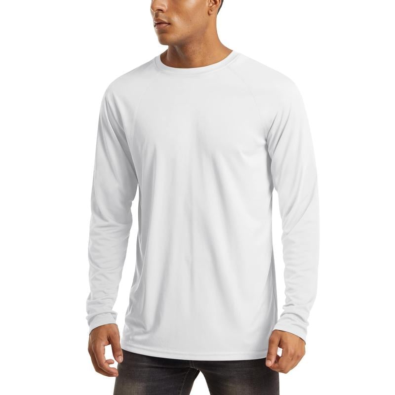 🏕️50K+ Sold⚡Men’s UPF 50+ Long Sleeve Performance Shirt – Quick Dry, Lightweight & Breathable