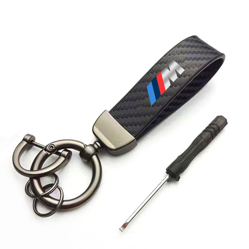 Carbon Fibre Car Key Chain