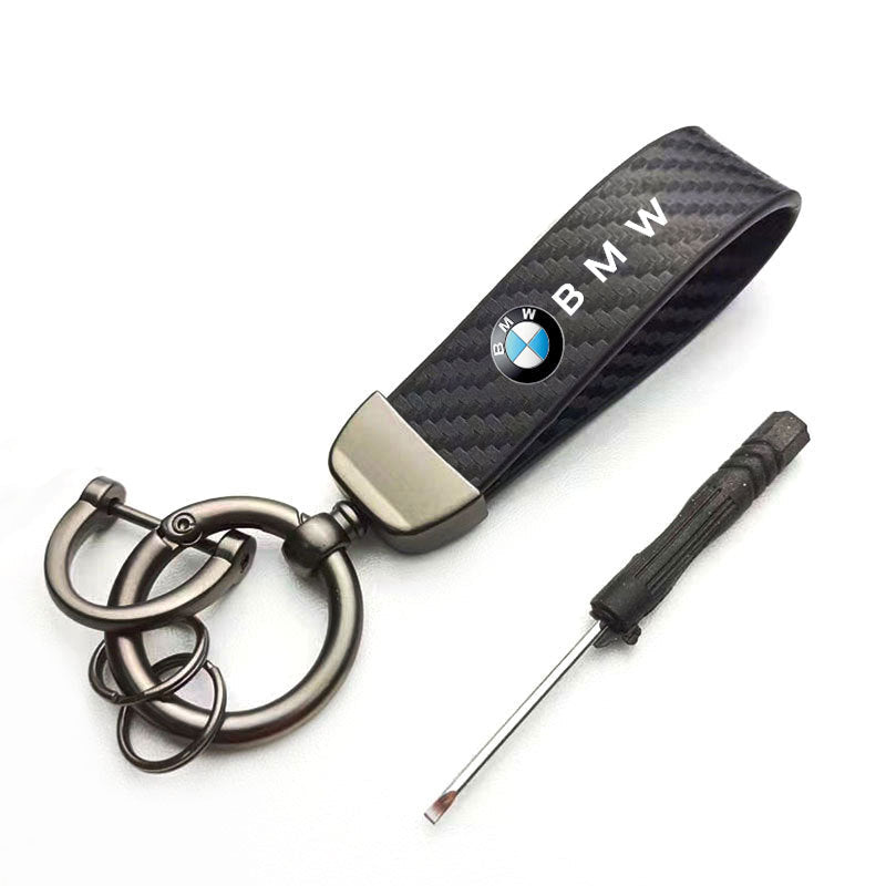 Carbon Fibre Car Key Chain