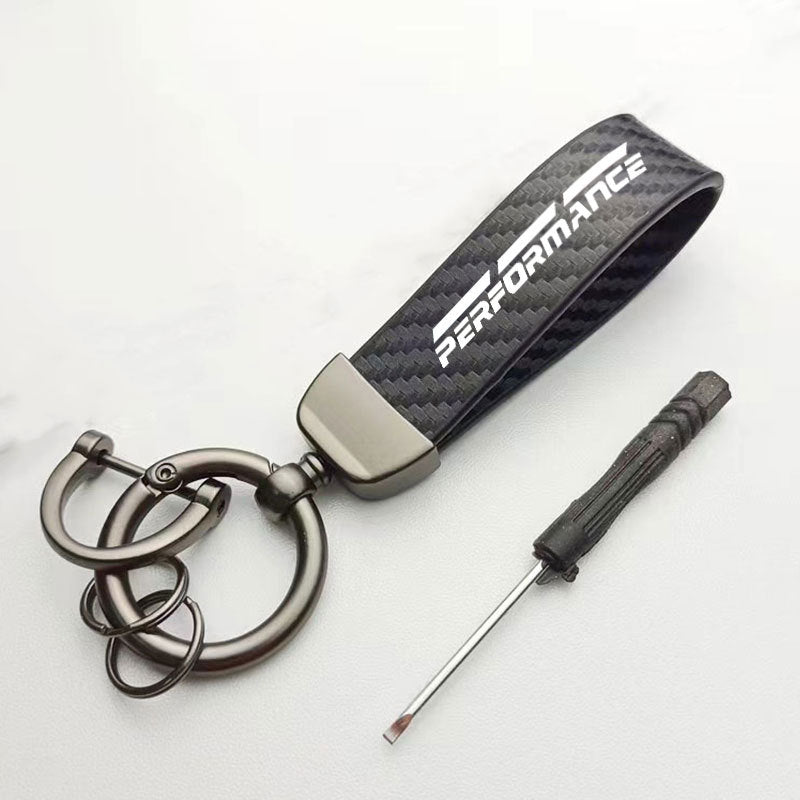 Carbon Fibre Car Key Chain