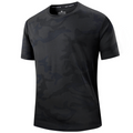 🏃‍♂️ Men's Quick Dry Camo Sports T-Shirt – Moisture Wicking & Active Fit – Train in Style 💪