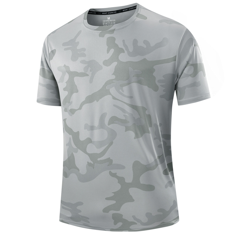 🏃‍♂️ Men's Quick Dry Camo Sports T-Shirt – Moisture Wicking & Active Fit – Train in Style 💪